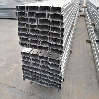 Cold Rolled Slot Steel Channel gavanized Steel C Profile With CE Certification
