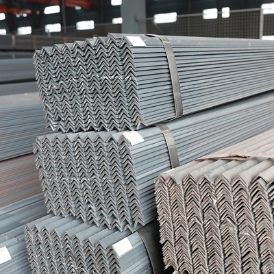 Hot Rolled Galvanized Angle Bar Steel Profile Zinc Layer With Grade AISI 6mm
