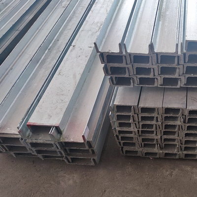 6mm 8mm Galvanised Channel Steel Structural Metal Profile C/U Shape