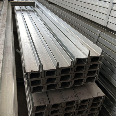 6mm 8mm Galvanised Channel Steel Structural Metal Profile C/U Shape