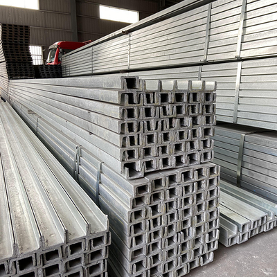 6mm 8mm Galvanised Channel Steel Structural Metal Profile C/U Shape