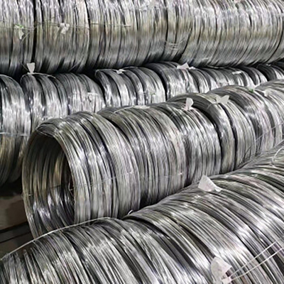 14 Gauge Galvanized Steel Wire For Mesh Wire GI Iron Wire Rod Q195 Material