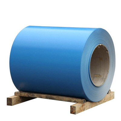 Color Coated PPGI Steel Coil Galvanized 0.55mm Thickness With AISI Standard