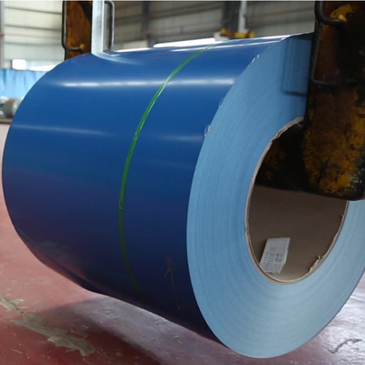 Cold Prepainted PPGI PPGL Galvanized Steel Coil Blue Color Zinc Coated 26 Gauge