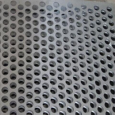 ASTM 304 Perforated Stainless Steel Sheet Hot Rolled Plate Round Hole 10mm