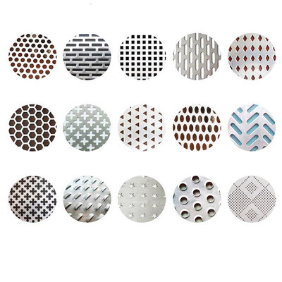 Perforated Stainless Steel Sheet 0.4mm 0.5mm 0.6mm Decorative Panel Metal Plate
