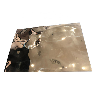 0.55mm Water Corrugated Stainless Steel Plate 430 309S Alloy Sheet For Decorative