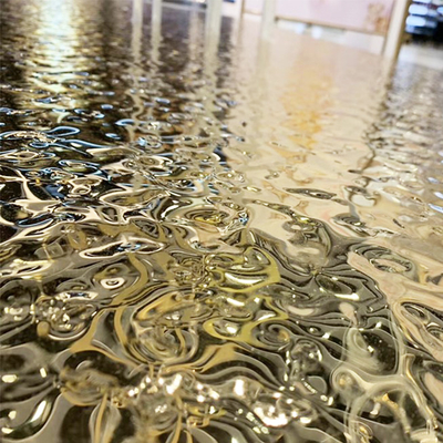 0.55mm Water Corrugated Stainless Steel Plate 430 309S Alloy Sheet For Decorative