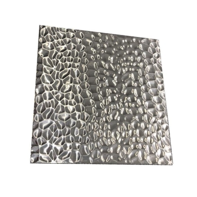 Cold Drawn Stainless Steel Stamped Ripple Sheet Mirror 0.1mm 0.5mm 1mm For Ceiling