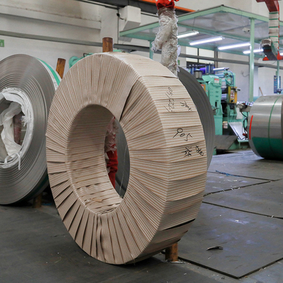 2b Ba Hairline Stainless Steel Strip Roll 0.5mm Cold Rolled Coil Strip 430 410 420