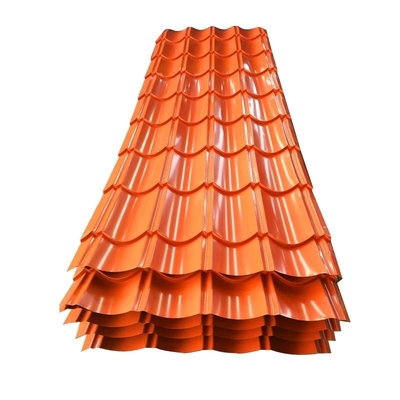 DX53D PPGI Roof Sheet SGH540 Color Coated Steel Roofing Sheet