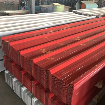 Tolerance 1% PPGI Roof Sheet  275g Colour Coated Steel Roofing