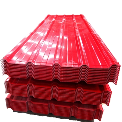 Tolerance 1% PPGI Roof Sheet  275g Colour Coated Steel Roofing