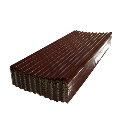 Red PPGI Roof Sheet Hot Dipped Z30 Galvanized Metal Roofing Ral Color