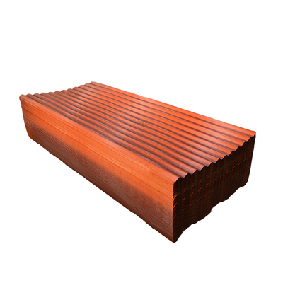 Red PPGI Roof Sheet Hot Dipped Z30 Galvanized Metal Roofing Ral Color