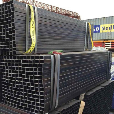 ERW 2 Inch Galvanized Square Tubing Ms OEM 100mm Galvanised Box Section