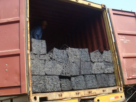 GB JIS Black Square Tube Thickness 18.5mm Galvanized Square Tube