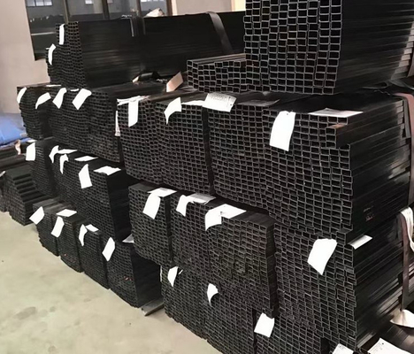 40x40 12m Galvanised Square Black Steel Pipe Q215 Hollow Section