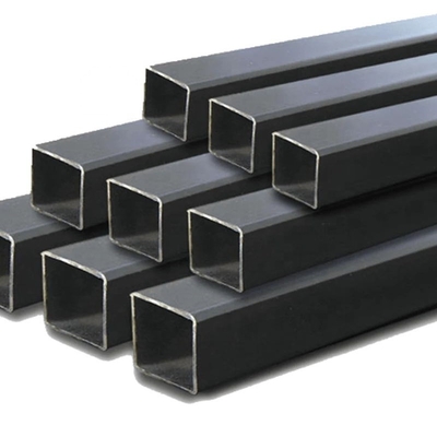 Q235 Black Powder Coated Square Tubing Astm 12ft Seamless Rectangular Steel Tube