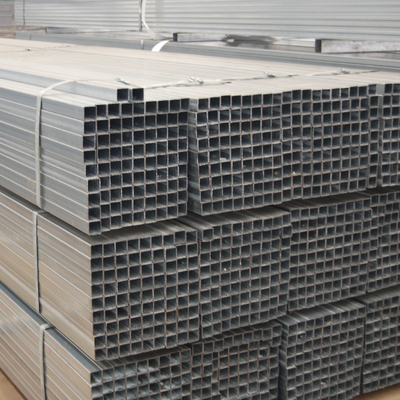 JIS G3466 Galvanized Black Square Steel Pipe Q345 Seamless Tubing