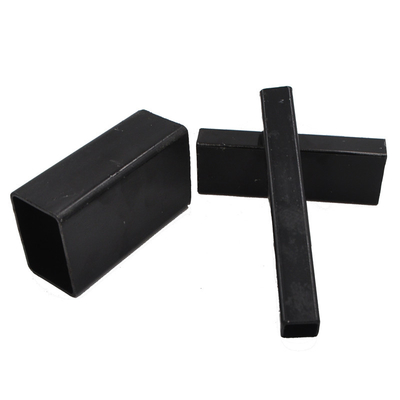 ASTM 7mm Black Metal Square Tubing S235JR 2 Inch Black Steel Pipe
