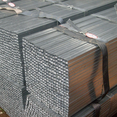 Hot Dip Q345 Galvanised Steel Box Section 100x100 Square Pipe Gal