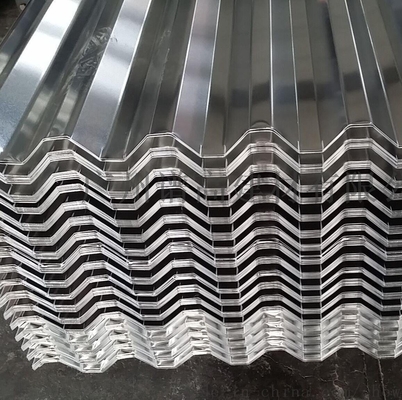 SMP Corrugated Galvanized Sheet Metal 1100mm Galvanized Steel Sheet