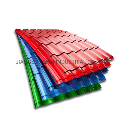 Ral Color PPGI Roof Sheet G350 12 Foot Corrugated Metal Wave Type