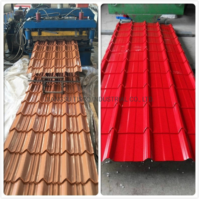 Green S220GD Color Coated Gi Roofing Sheet 8ft Roofing Sheets