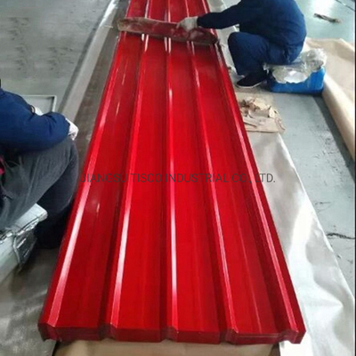 Green S220GD Color Coated Gi Roofing Sheet 8ft Roofing Sheets