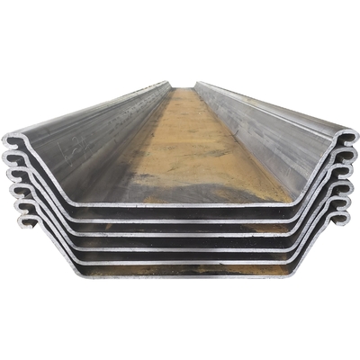 AISI Hot Rolled Steel Sheet Pile 5.5 Inch For Construction Steel Profile