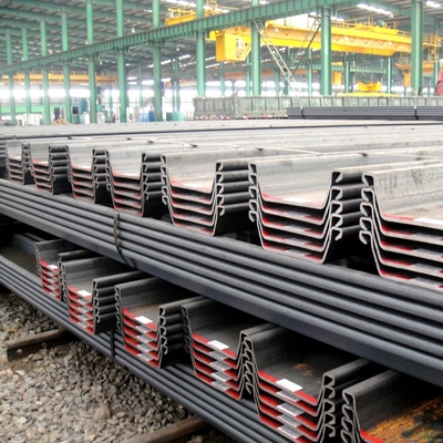 AISI Hot Rolled Steel Sheet Pile 5.5 Inch For Construction Steel Profile