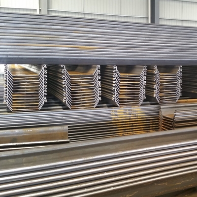 AISI Hot Rolled Steel Sheet Pile 5.5 Inch For Construction Steel Profile