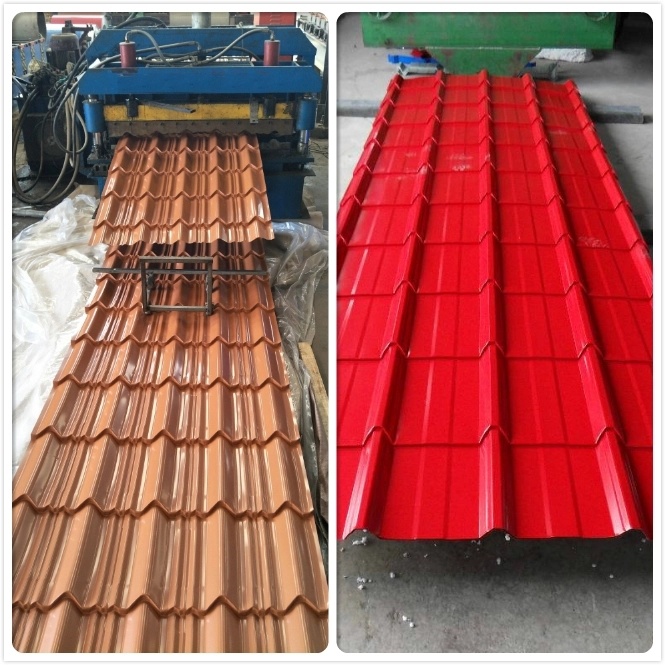 Colorful Galvanized Corrugated Steel Plate Sheet