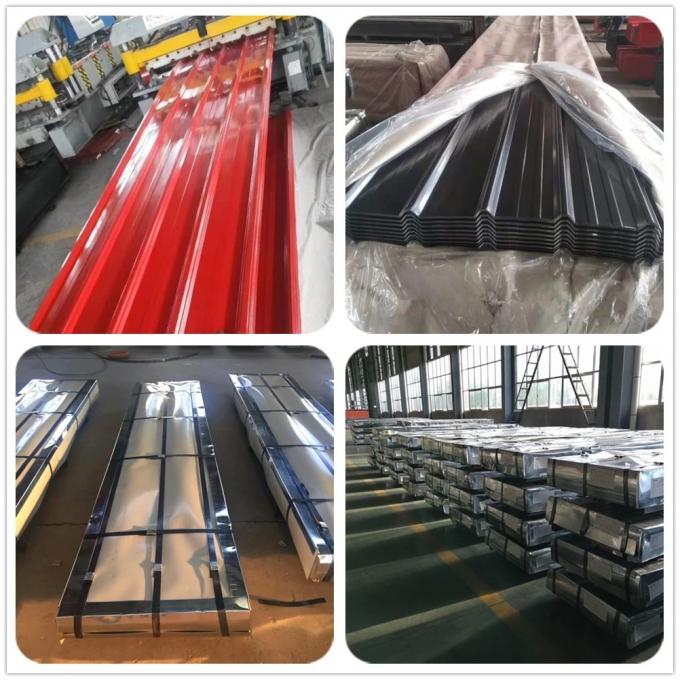Colorful Galvanized Corrugated Steel Plate Sheet