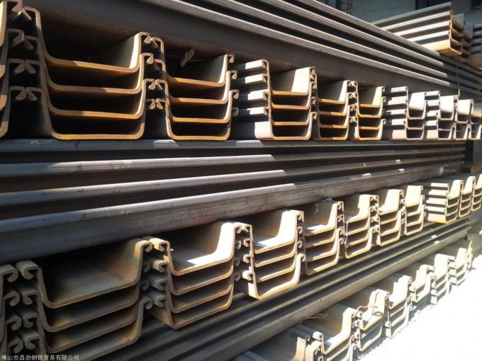 ASTM A328 Q345b Steel Sheet Pile Type 2 Sy295/Sy390 Hot Rolled Steel Sheet Piles