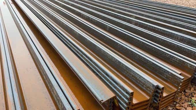ASTM A328 Q345b Steel Sheet Pile Type 2 Sy295/Sy390 Hot Rolled Steel Sheet Piles